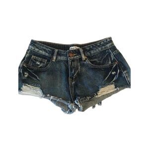 Salvage cutoffs denim jean shorts size 3